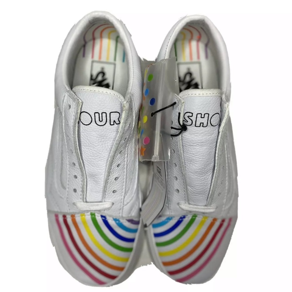 VANS OLD SKOOL x FLOUR SHOP SKATE SHOES RAINBOW
